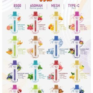 魅嗨 MEHA VBar 小白條一次性 (8500口 一次性電子煙款)