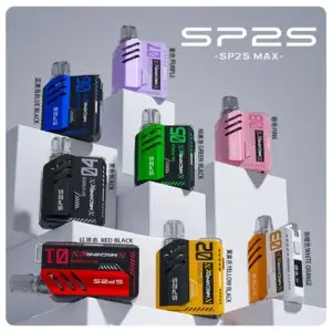 SP2S Max 充電式主機 思博睿方塊霧化煙桿 (適配 SP2S Max 替換式煙彈)
